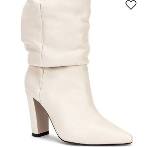 Toral Slouch Boot in Off White, Size EU 39